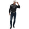 HALLOWEEN COSTUME CO. Costume Accessories Western Cowboy Shirt for Adults, Black and White