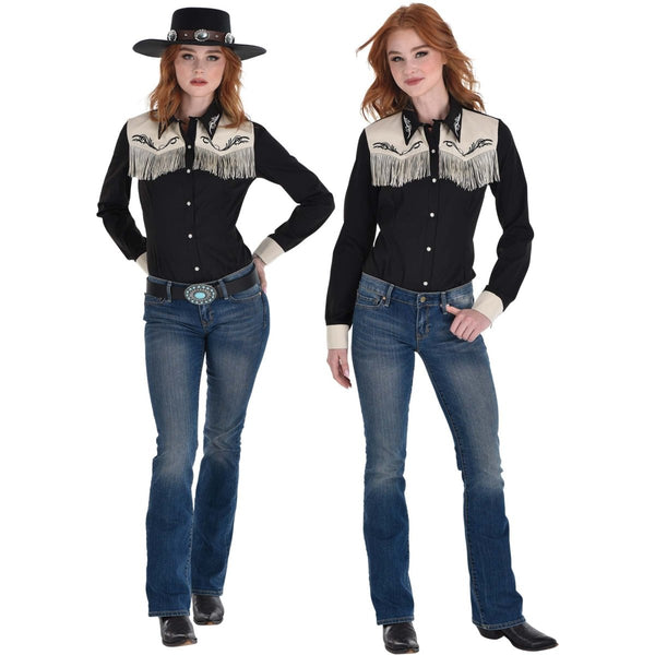 🐴 Chemise De Spectacle Western Extensible Pour Femme/équitation - Vert (Neuf, Défauts Mineurs Possibles)