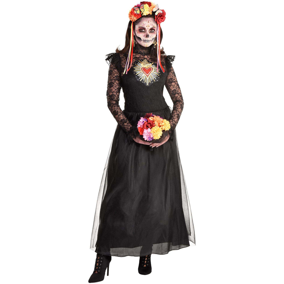 HALLOWEEN COSTUME CO. Costumes Day of the Dead Couture Dress for Adults