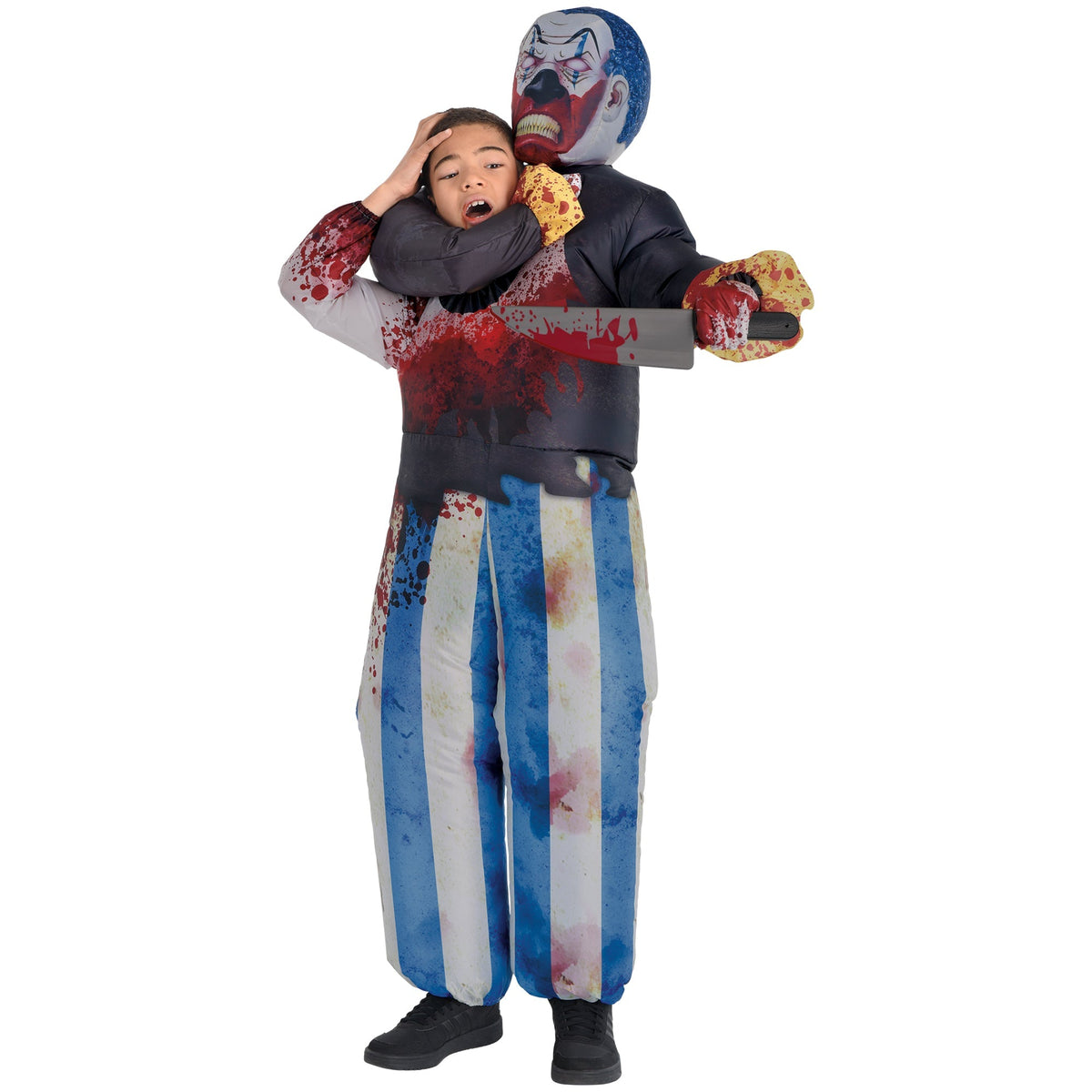 HALLOWEEN COSTUME CO. Costumes Inflatable Clown Capture Costume for Kids 192937455036