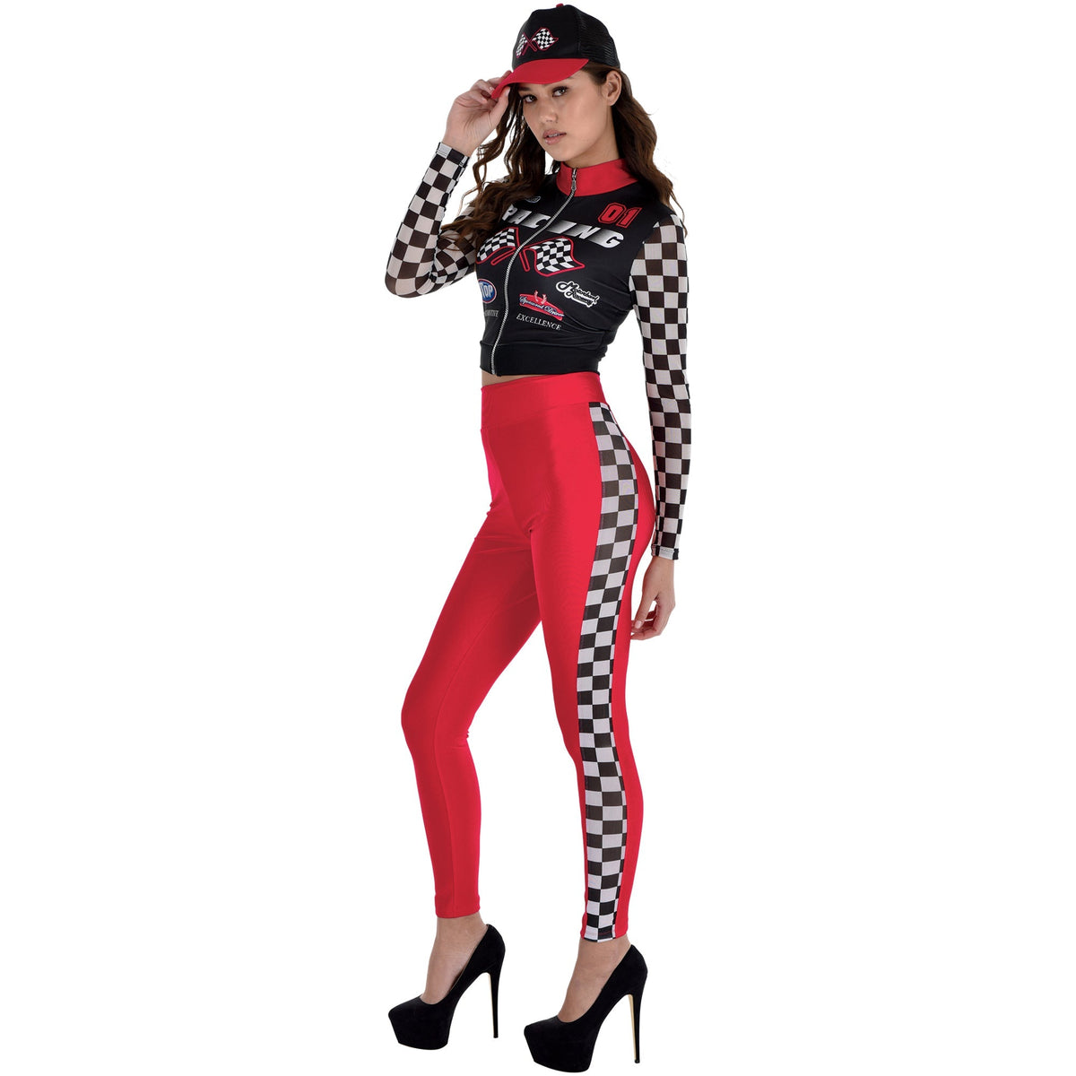 HALLOWEEN COSTUME CO. Costumes Racecar Driver Costume for Adults, Jacket and Leggings