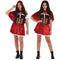 HALLOWEEN COSTUME CO. Costumes Rebel Red Riding Hood for Adults, Red Dress and Cape