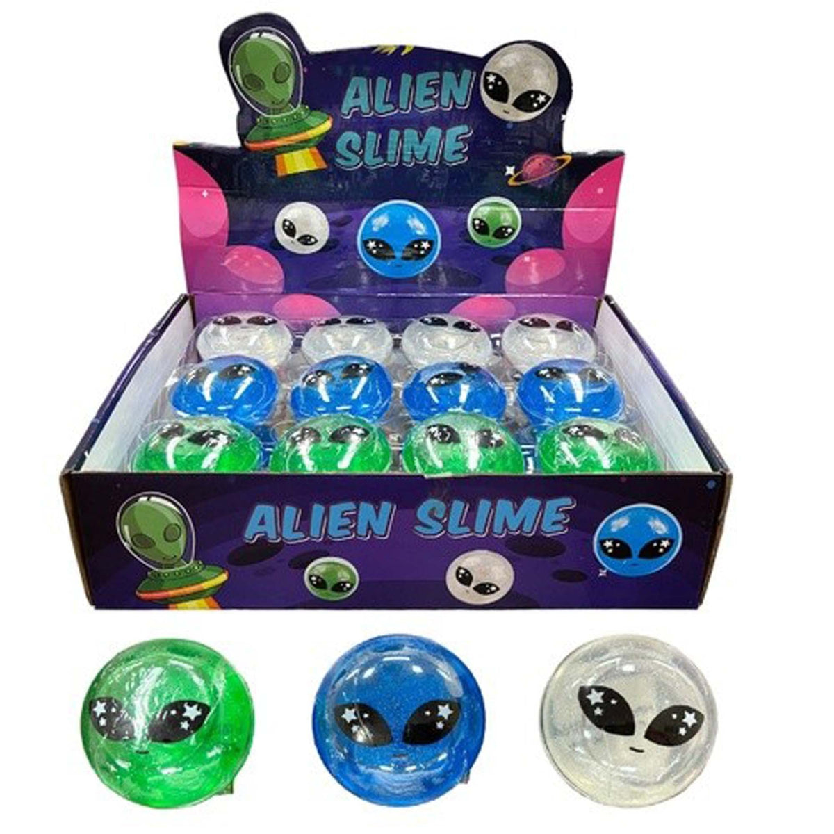 HANDEE PRODUCTS/LES PRODUITS H Impulse Buying Alien Putty, Assortment, 1 Count 064049717015