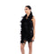 Hangzhou Youzhou import & Export Co. Costume Accessories 1920s Black Deluxe Boa, 72 Inches, 1 Count 810120714783
