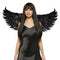 Hangzhou Youzhou import & Export Co. Costumes Accessories Black Feather Wings for Adults, 36 Inches, 1 Count 810077659090
