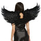 Hangzhou Youzhou import & Export Co. Costumes Accessories Black Feather Wings for Adults, 36 Inches, 1 Count 810077659090