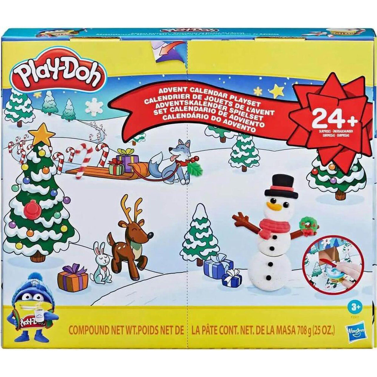 HASBRO Christmas Play-Doh Advent Calendar, 1 Count 5010993857906