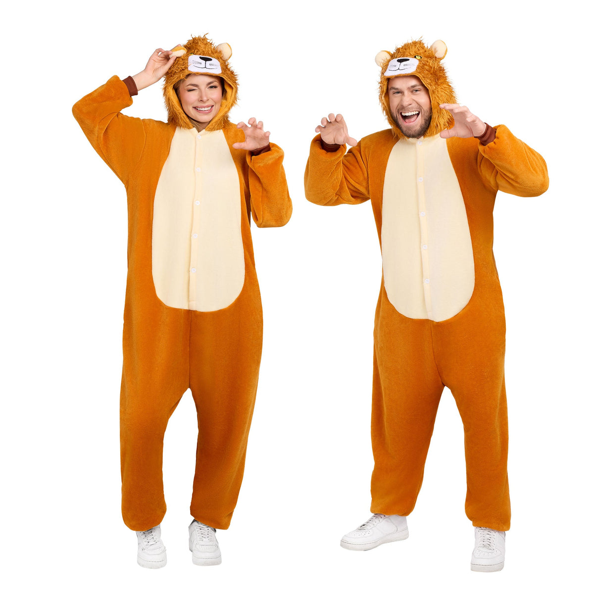 HEYLI COSTUME CO.,LTD Costumes Lion Onesie Costume for Adults