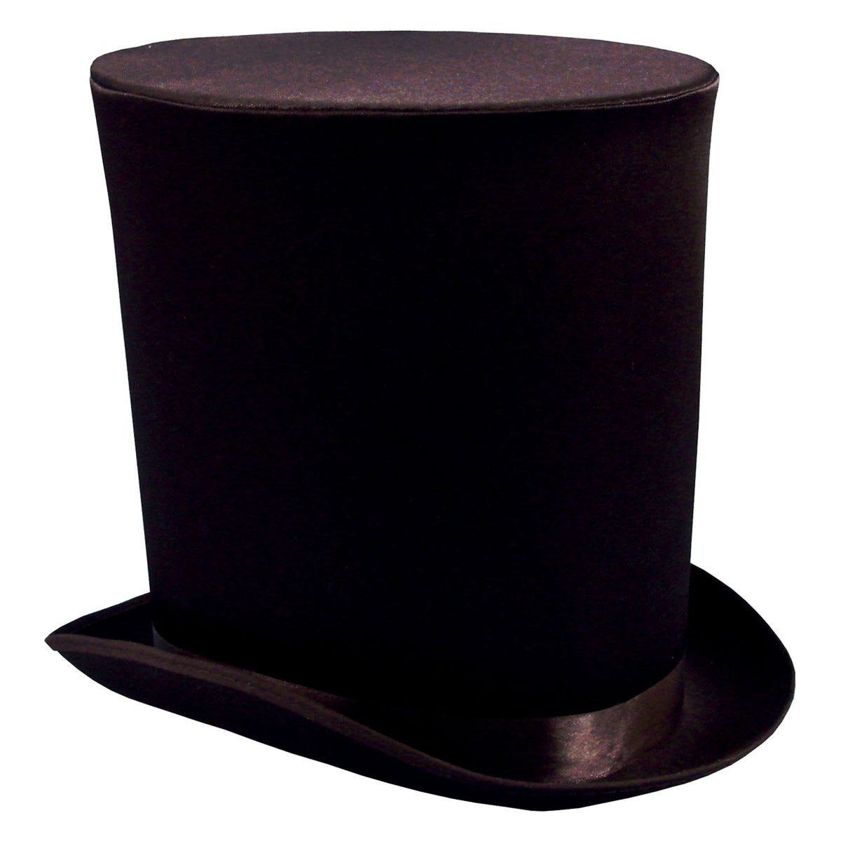 HMS NOUVEAUTE LTEE Costume Accessories Black Satin Victorian Coachman Hat for Adults 057543846411