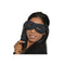 HMS NOUVEAUTE LTEE Costume Accessories Black Venetian Mask “Lorinette” with Stick, 1 Count 057543231453