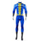 HMS NOUVEAUTE LTEE Costume Accessories Fallout Vault Jumpsuit for Adults, Blue and Yellow Jumpsuit