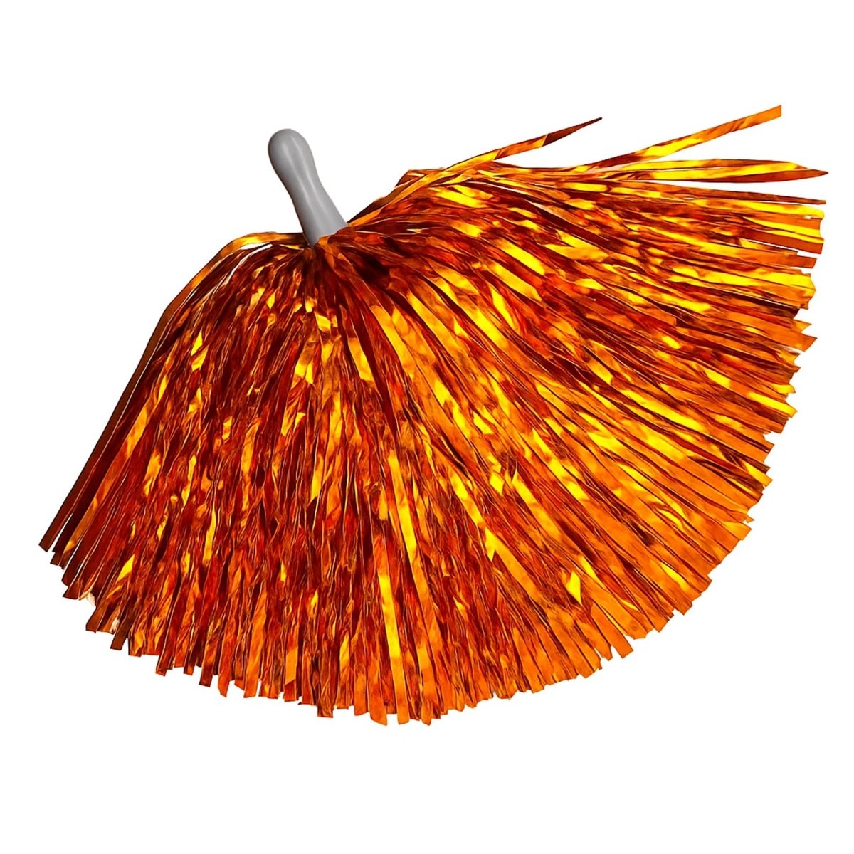 HMS NOUVEAUTE LTEE Sports Theme Cheerleading Pom Poms, Orange, 2 Count 057543467258