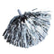 HMS NOUVEAUTE LTEE Sports Theme Cheerleading Pom Poms, Silver, 2 Count 057543486259