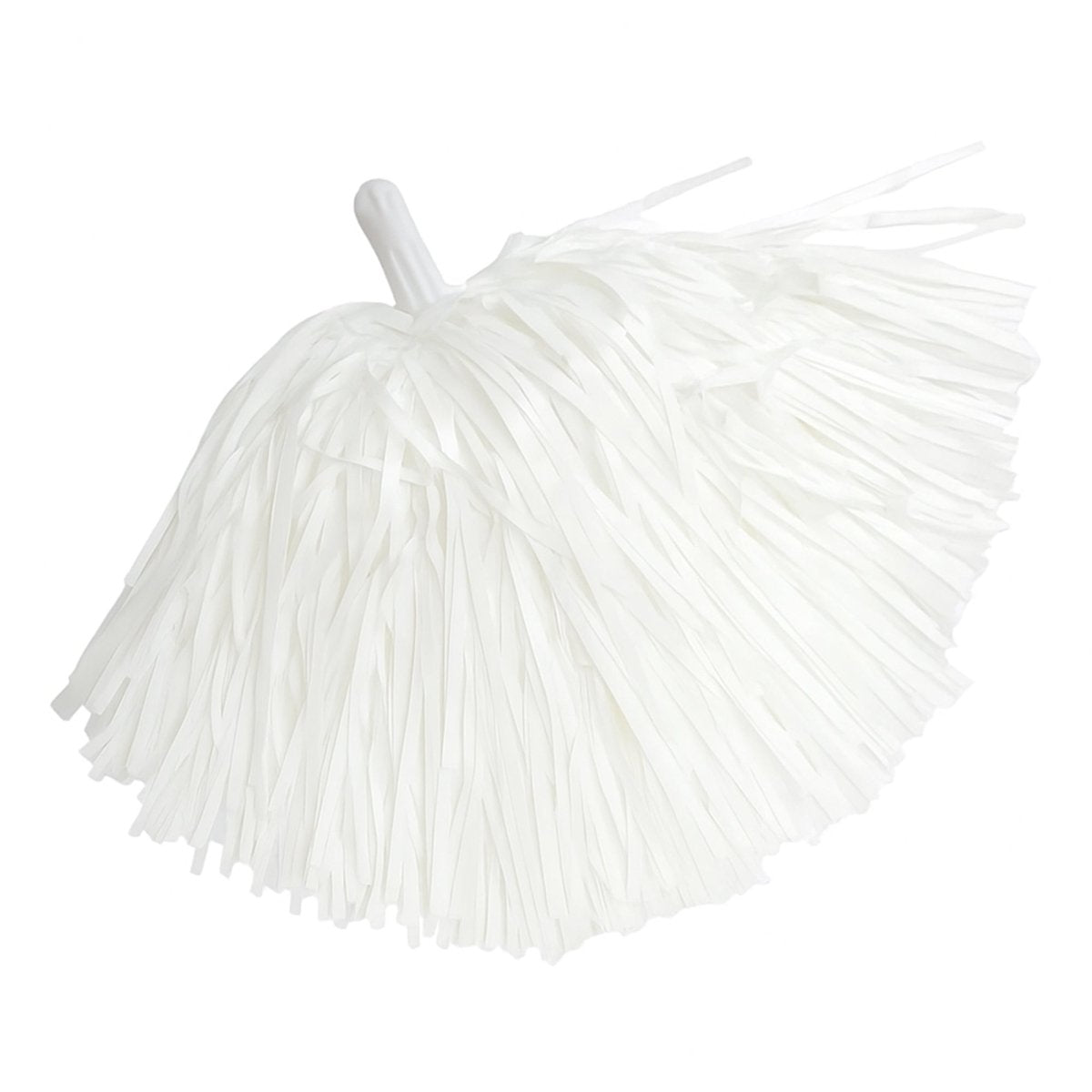 HMS NOUVEAUTE LTEE Sports Theme Cheerleading Pom Poms, White, 2 Count 057543446253