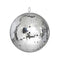 HMS NOUVEAUTE LTEE Theme Party Silver Disco Ball, 4 Inches, 1 Count 057543899042