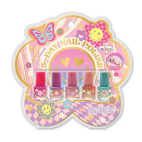 Hot Focus Toys & Games Groovy Flower Five Days Nail Polish, 5 Count