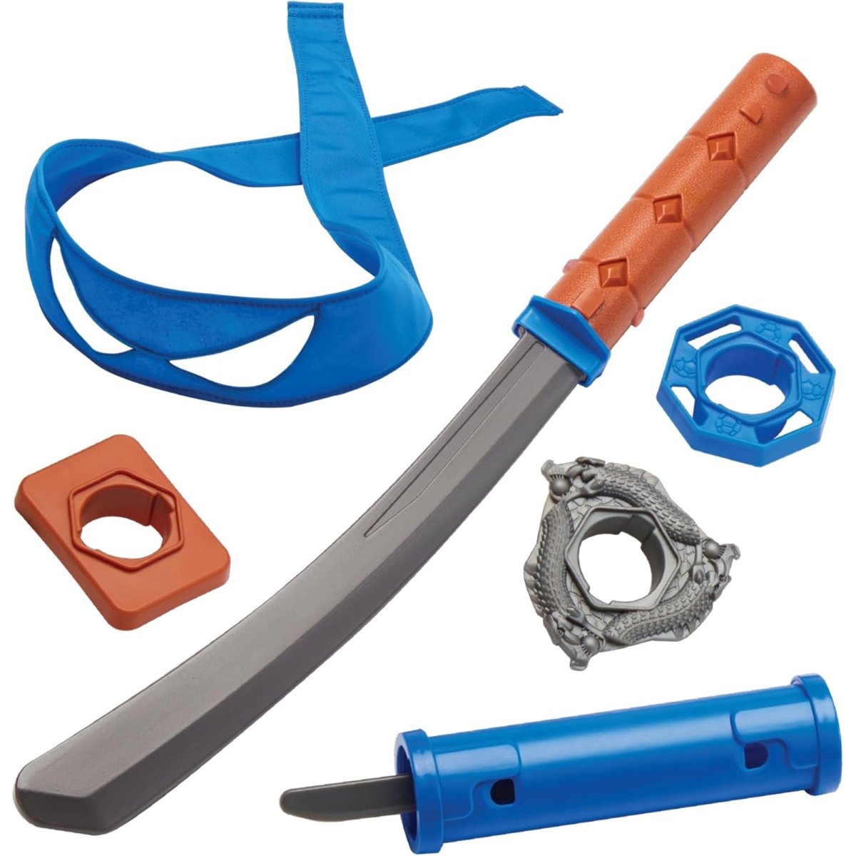 IMPORT DRAGON Costume Accessories Leonardo's Katana Toy Set, Teenage Mutant Ninja Turtles, 1 Count 043377842514