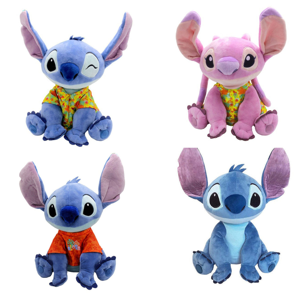 IMPORT DRAGON Plushes Disney Stitch Medium Hawaiian Shirt  Plush, Assortment, 1 count 672781502020