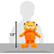 IMPORT DRAGON Plushes Garfield Plush, 12 Inches, 1 Count 672781921296