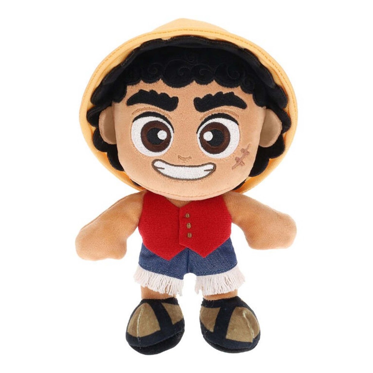 IMPORT DRAGON Plushes Monkey D. Luffy Plush, One Piece, 8 Inches, 1 Count 810087215316
