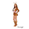 IMPORTATIONS JOLARSPECK INC Christmas Santa's Vixen Costume for Adults, Skirted Bodysuit