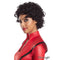 IMPORTATIONS JOLARSPECK INC Costume Accessories Black Curly Mullet Wig for Adults 888368367078