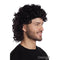IMPORTATIONS JOLARSPECK INC Costume Accessories Black Curly Mullet Wig for Adults 888368367078