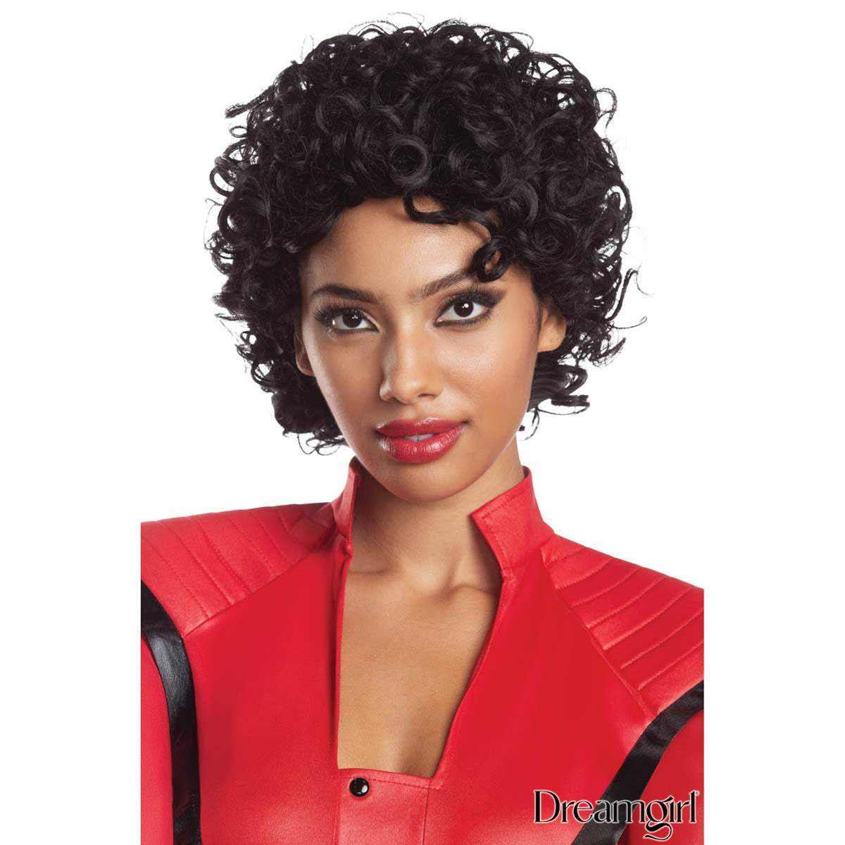 IMPORTATIONS JOLARSPECK INC Costume Accessories Black Curly Mullet Wig for Adults 888368367078