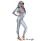 IMPORTATIONS JOLARSPECK INC Costumes Beautiful Bones Costume for Adults, Silver Jumpsuit