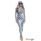 IMPORTATIONS JOLARSPECK INC Costumes Beautiful Bones Costume for Adults, Silver Jumpsuit