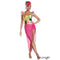 IMPORTATIONS JOLARSPECK INC Costumes Chiquita Costume for Adults, Floral Bodysuit