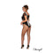 IMPORTATIONS JOLARSPECK INC Costumes Maid Costume for Adults, Black Lace Bodysuit