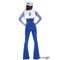 IMPORTATIONS JOLARSPECK INC Costumes Sailorette Costume for Adults, Blue and White Jumpsuit