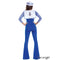 IMPORTATIONS JOLARSPECK INC Costumes Sailorette Costume for Adults, Blue and White Jumpsuit