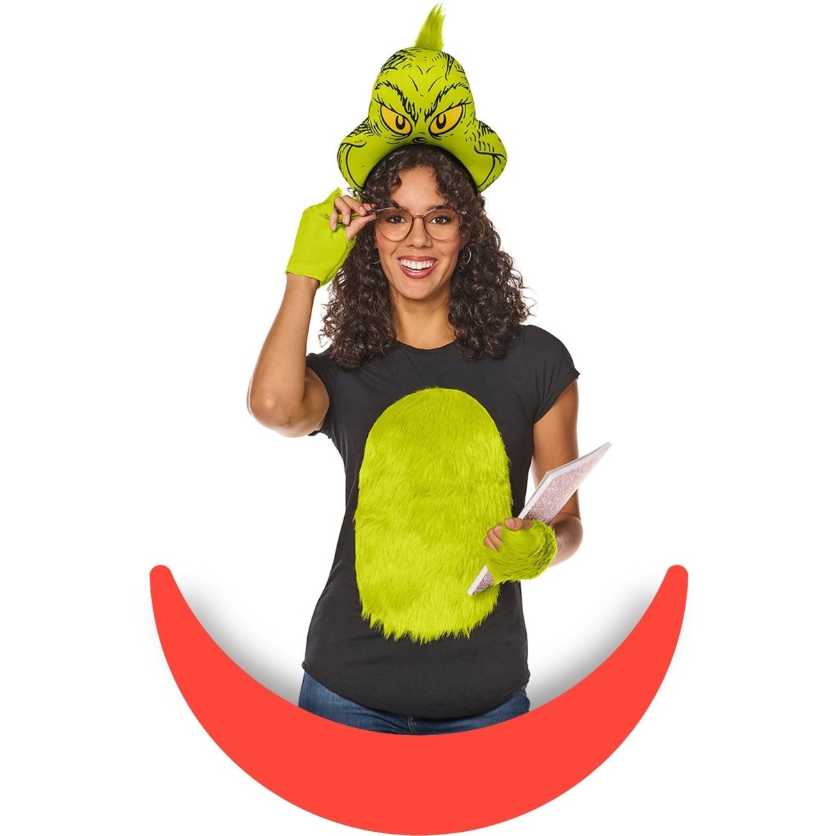 IN SPIRIT DESIGNS Christmas Quick Change Grinch Accessory Kit for Adults, Dr. Seuss 840263421767