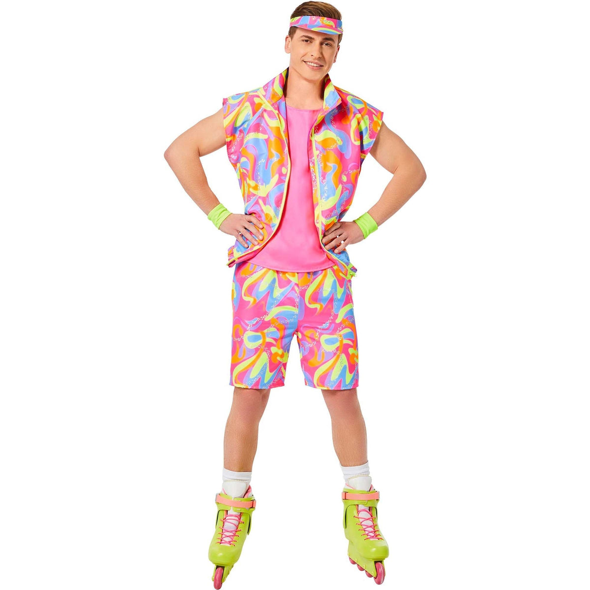 IN SPIRIT DESIGNS Costumes Barbie Ken Roller Blading Costume for Adults