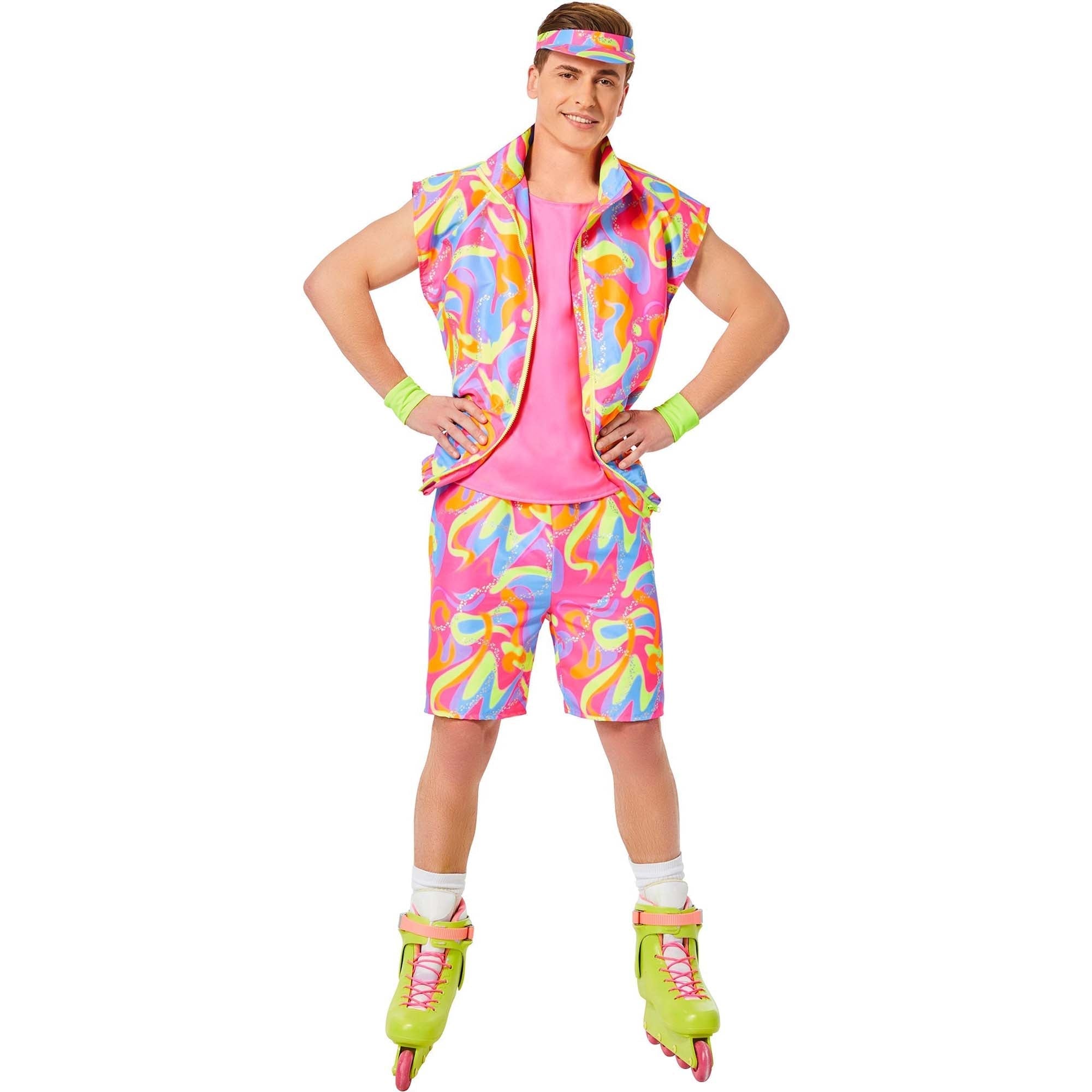 Barbie Ken Roller Blading Costume for Adults | Party Expert