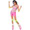 IN SPIRIT DESIGNS Costumes Barbie Roller Blanding Costume for Adults, Pink Leotard