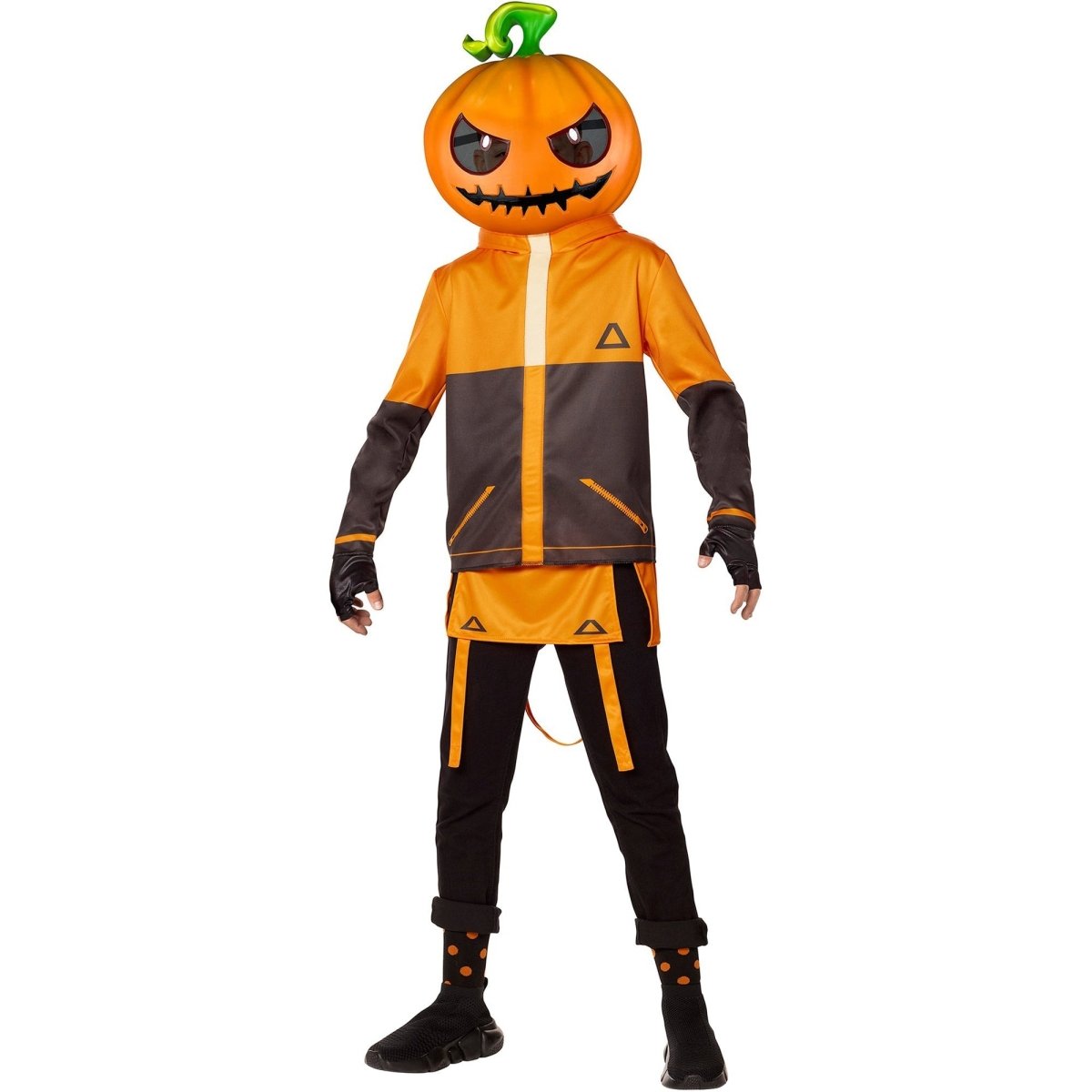 IN SPIRIT DESIGNS Costumes Fortnite Punk Costume for Kids, Jacket, Mask, Gloves and Socks