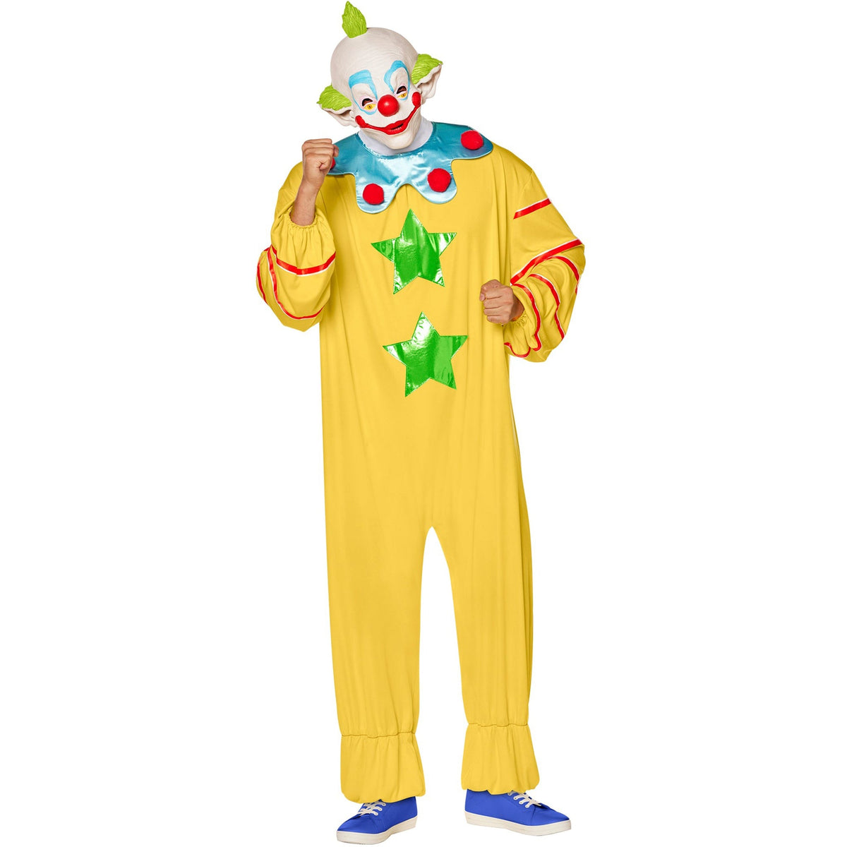 IN SPIRIT DESIGNS Costumes Killer Klowns Shorty Costume for Adults, Jumpsuit, Collar and Mask