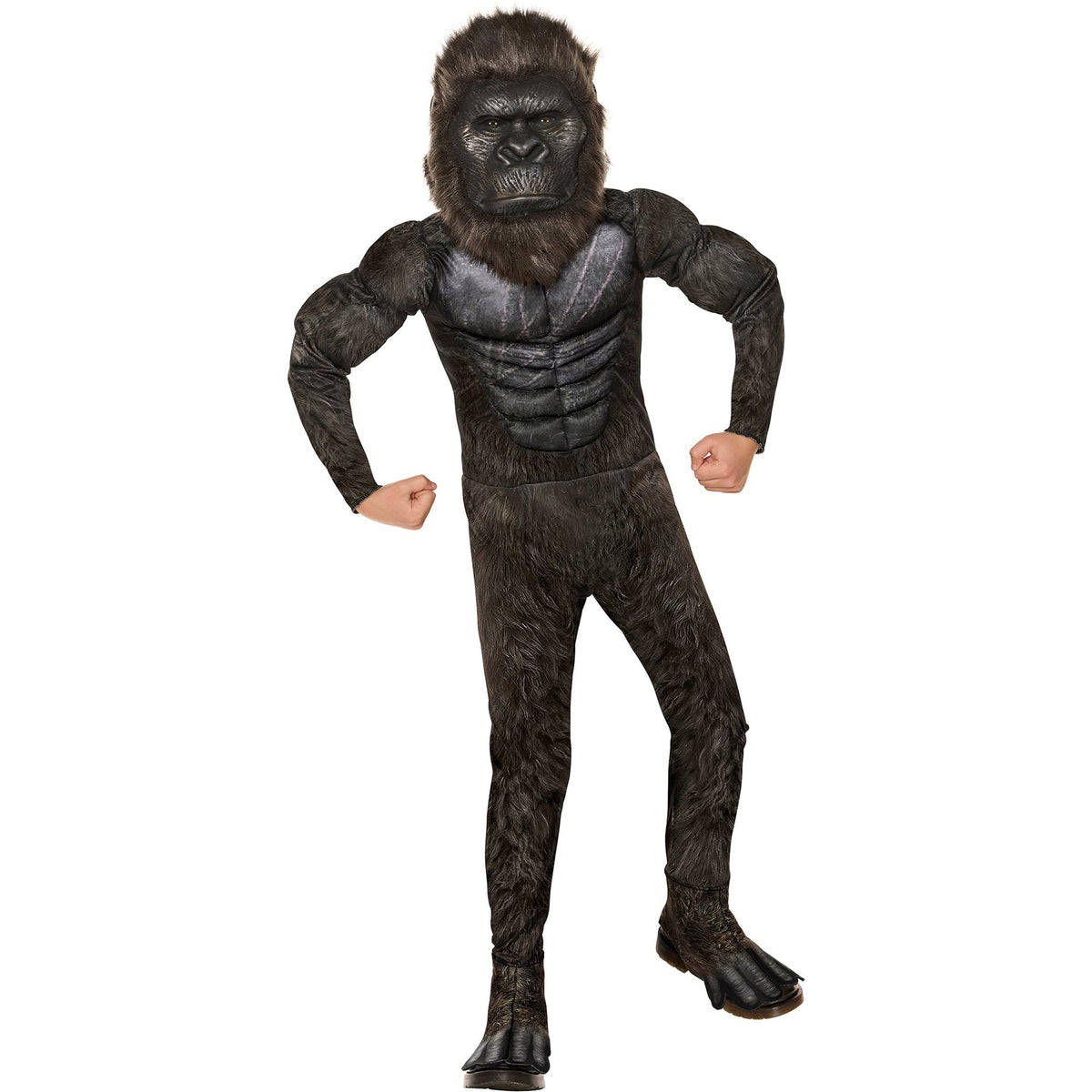 IN SPIRIT DESIGNS Costumes Kong Costume for Kids, Godzilla x Kong: The New Empire, Ape Jumpsuit