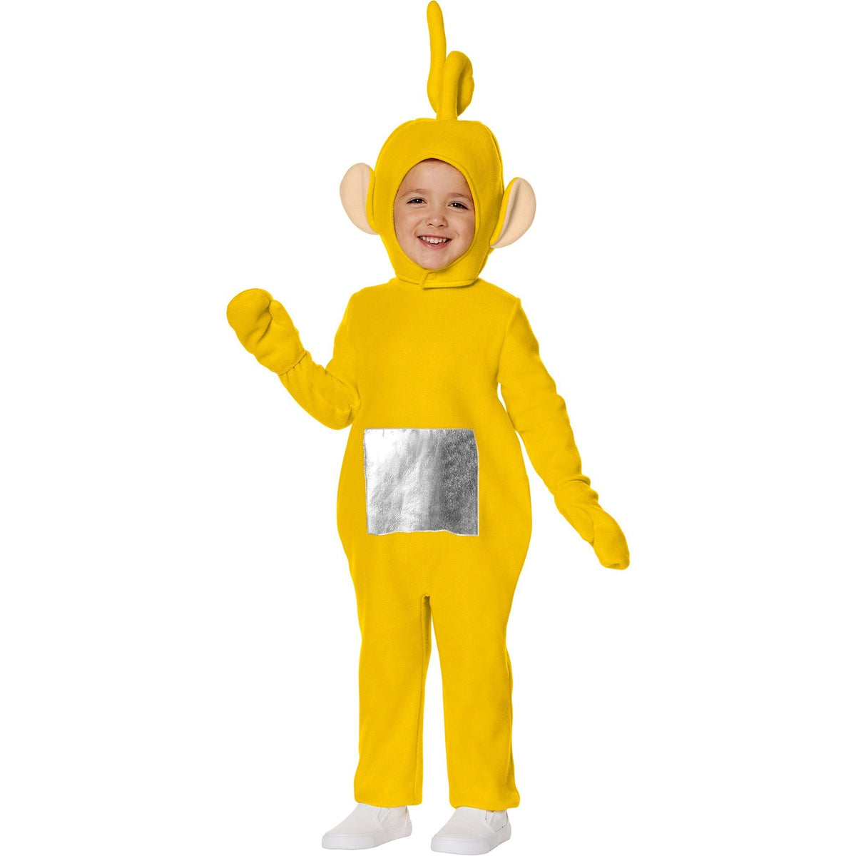 IN SPIRIT DESIGNS Costumes Laa-Laa Costume for Toddlers, Teletubbies, Yellow Jumpsuit With Hood