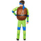 IN SPIRIT DESIGNS Costumes Leo Costume for Kids, Teenage Mutant Ninja Turtles: Mutant Mayhem, Blue and Green Jumpsuit
