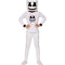 IN SPIRIT DESIGNS Costumes Marshmello Costume for Kids, White Shirt and Mask
