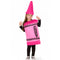 IN SPIRIT DESIGNS Costumes Pink Crayola Costume for Toddlers, Tunic and Hat 840263420418