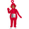 IN SPIRIT DESIGNS Costumes Po Costume for Toddlers, Teletubbies, Red Jumpsuit With Hood