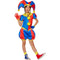 IN SPIRIT DESIGNS Costumes Pomni Costume for Kids, Amazing Digital Circus, Romper, Hat and Gloves
