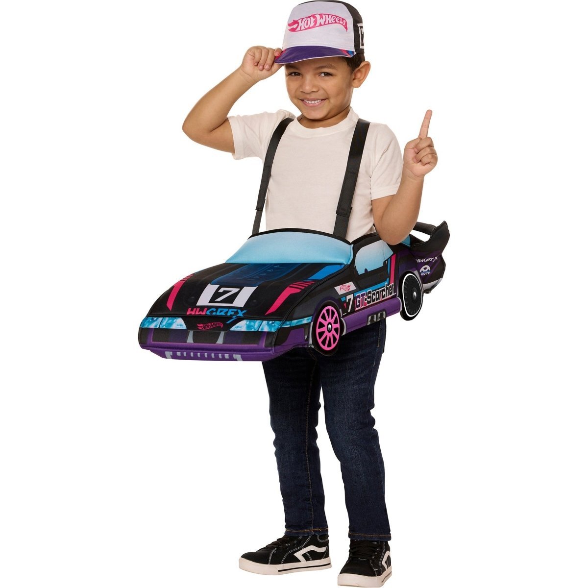 IN SPIRIT DESIGNS Costumes Ride Along GT-Scorcher Costume for Kids, Hot Wheels, Foam Car and Hat 840263415810