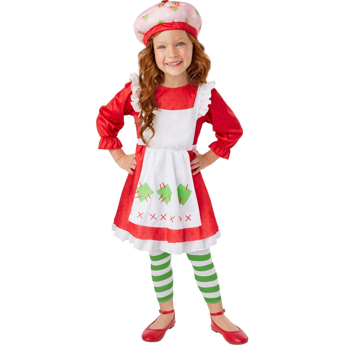 IN SPIRIT DESIGNS Costumes Strawberry Shortcake Costume for Toddlers, Strawberry Shortcake, Dress and Leggings