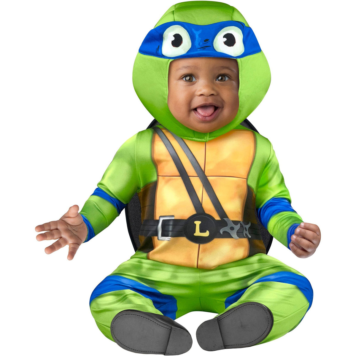 IN SPIRIT DESIGNS Costumes Teenage Mutant Ninja Turtles Leo Costume for Babies, Jumpsuit, Shell and Hood